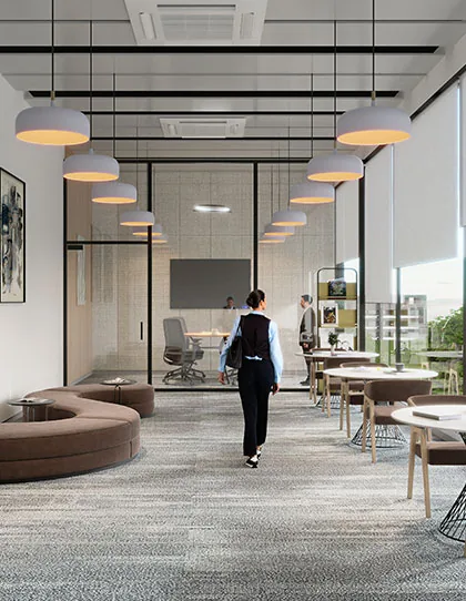 Co-working zone at Mythri Springwoods