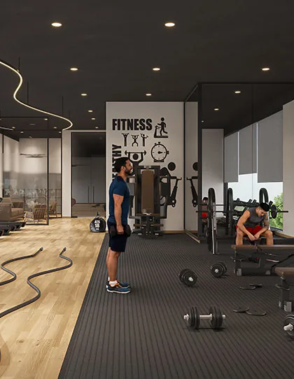 Gymnasium at Mythri Springwoods